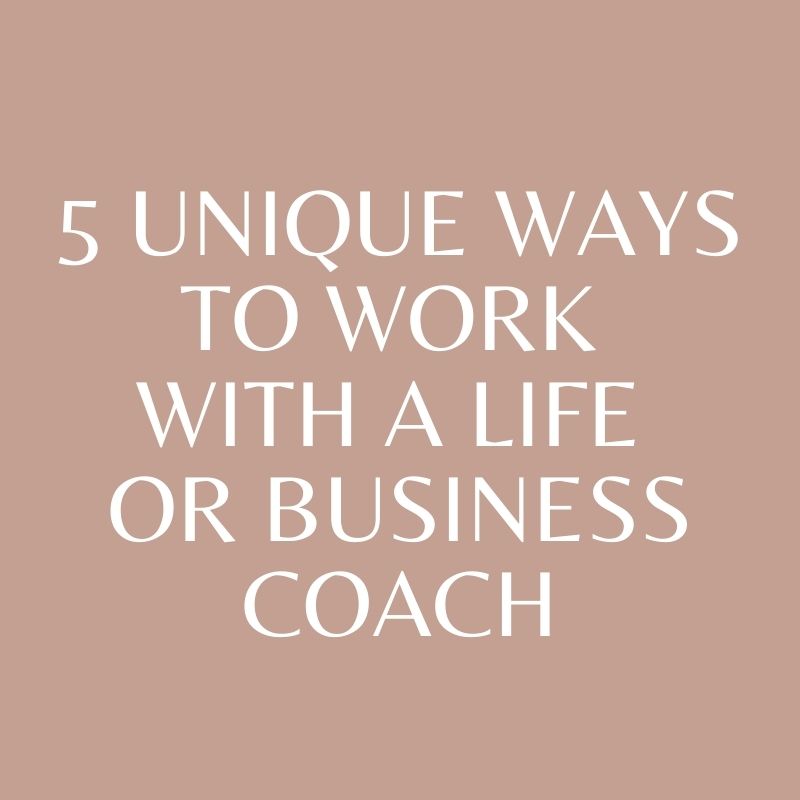 Five Unique Holistic Life Coach and Business Coach