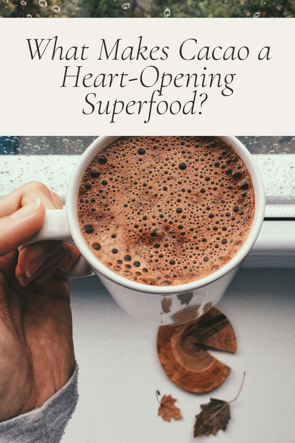 Cacao: A heart opening superfood. Learn about the benefits of cacao, how it's made from a cacao pod, and how to use cacao in ceremony.
