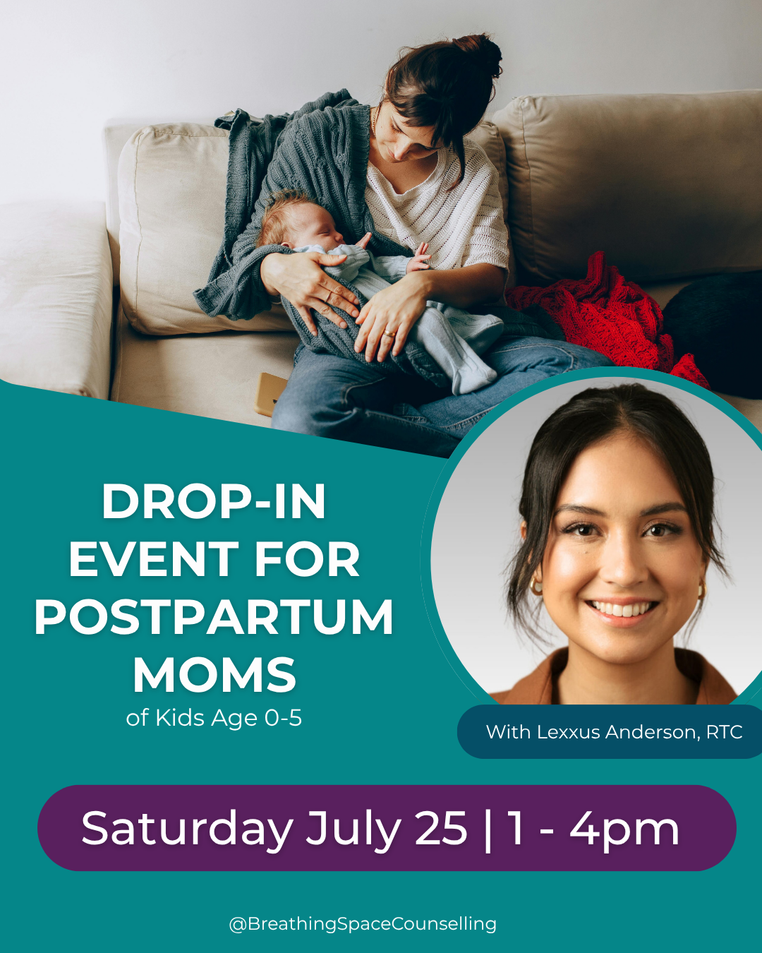 Drop-In Event for Postpartum Moms of Kids Age 0-5