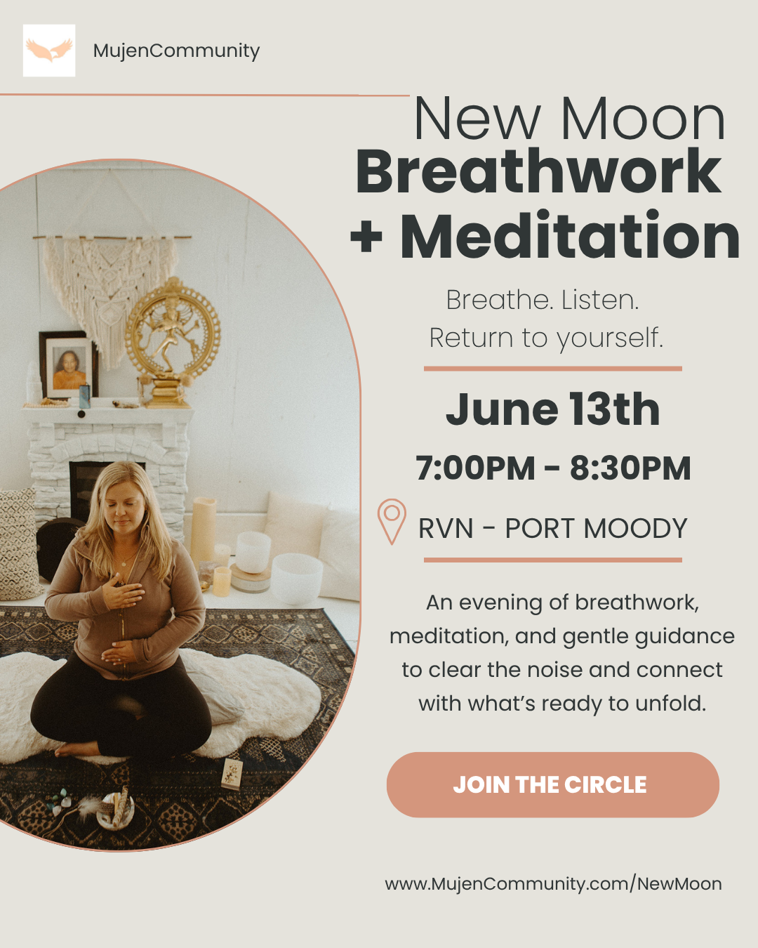 New Moon Breathwork + Meditation Circle