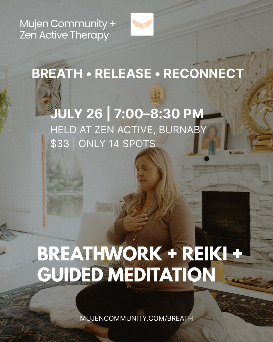 Conscious Connected Breathwork + Reiki Journey